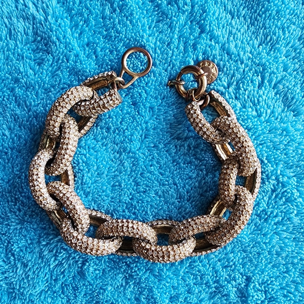 J Crew Chunky Chain Link Fashion Bracelet